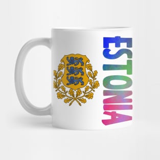 Estonia Coat of Arms Design Mug